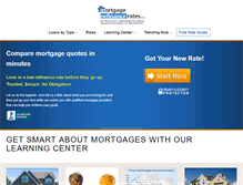 Tablet Screenshot of mortgagerefinancerates.org
